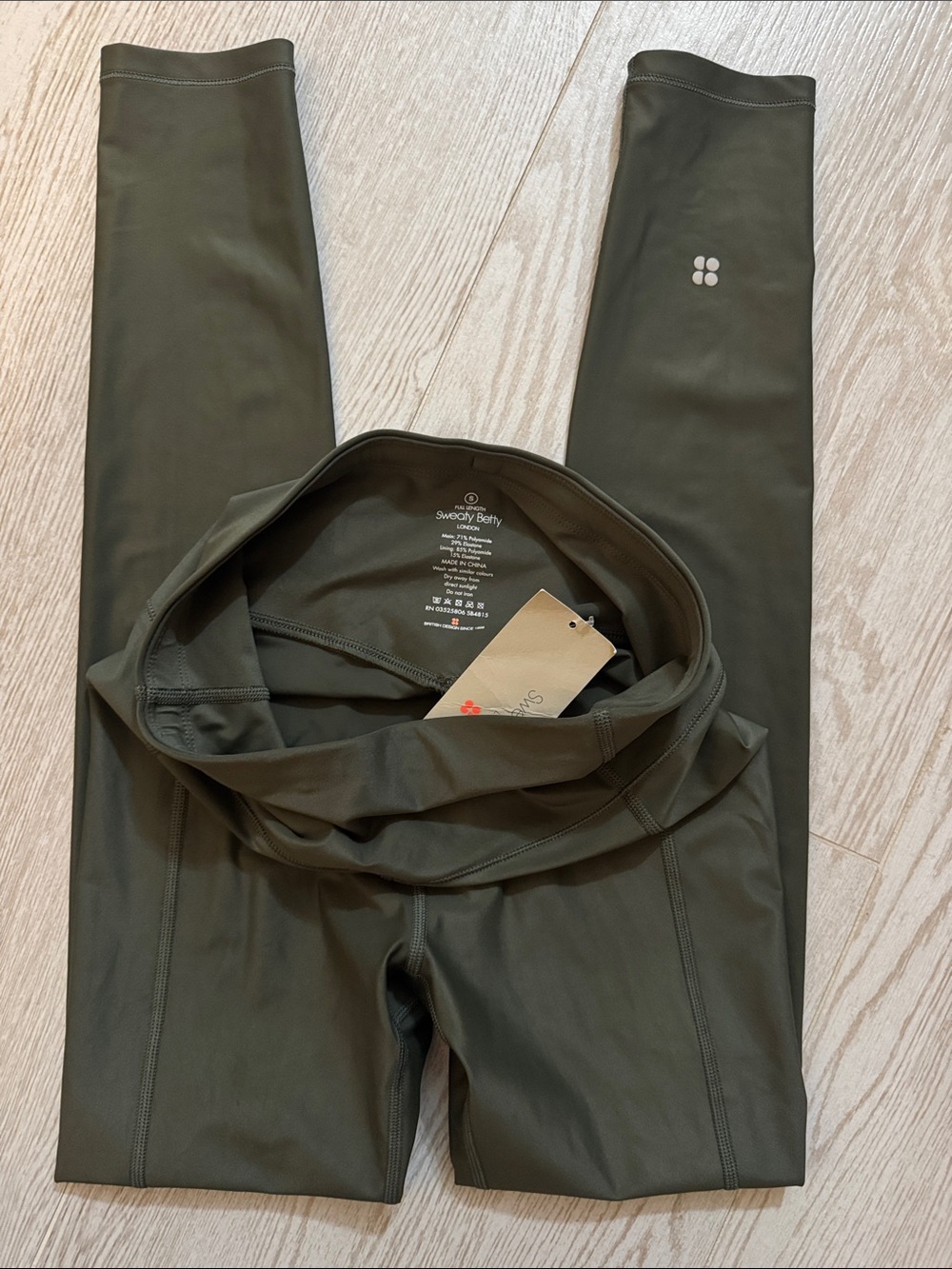 Sweaty Betty Olive High Shine Leggings